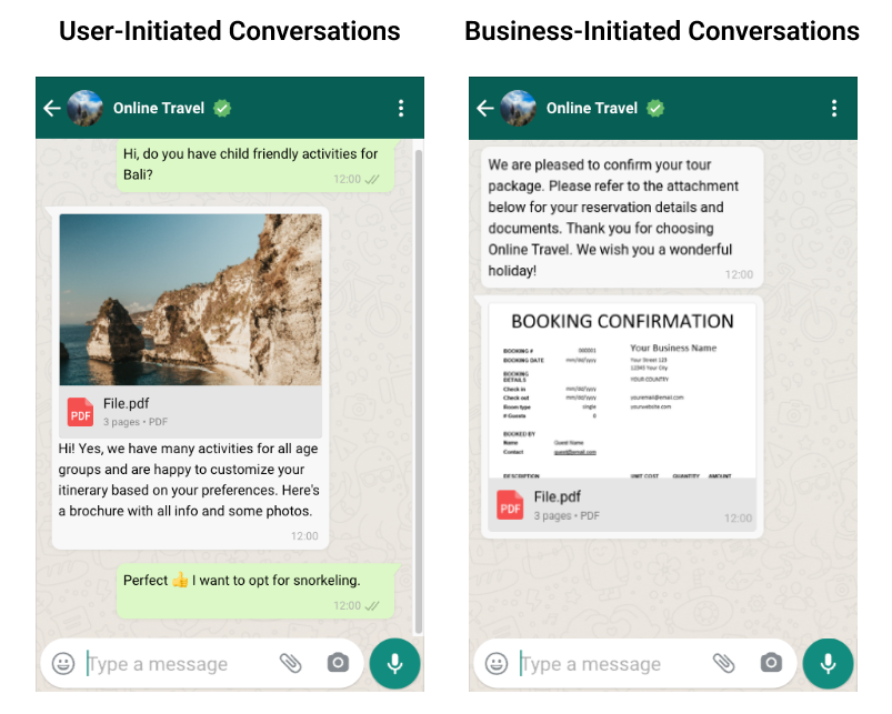 whatsapp cont intreprindere - conversatii (Meta for Developers)